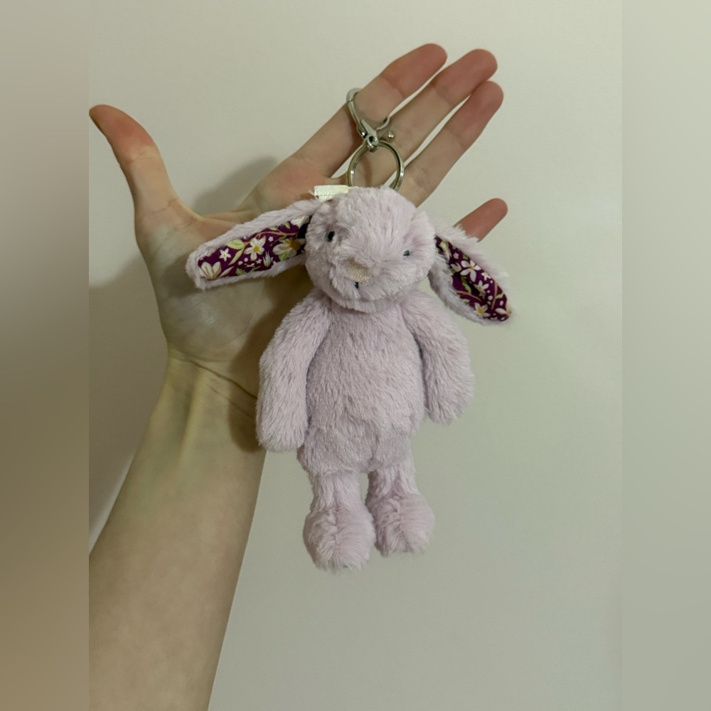 Jellycat Thistlepop Blossom Bunny Bag Charm